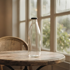 Clear Glass Milk Bottle - 1 Litre Homesop
