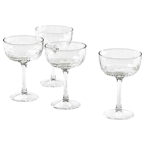 4x FRÖJDA Juice Glass, clear glass, 20 cl