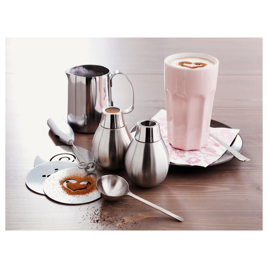 MÅTTLIG
Milk-frothing jug, stainless steel, 0.5 l