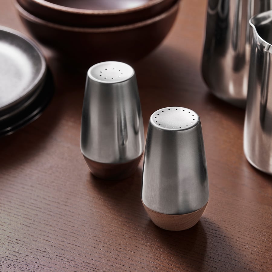 AFTONHAJ
Salt/pepper shaker, set of 2