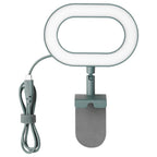 STÄNKREGN
LED ring lamp, dimmable/turquoise