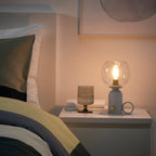 ÅSKMULLER
Table lamp, dimmable light grey