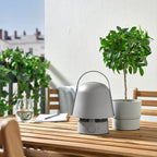 VAPPEBY
Bluetooth speaker lamp, outdoor/blue