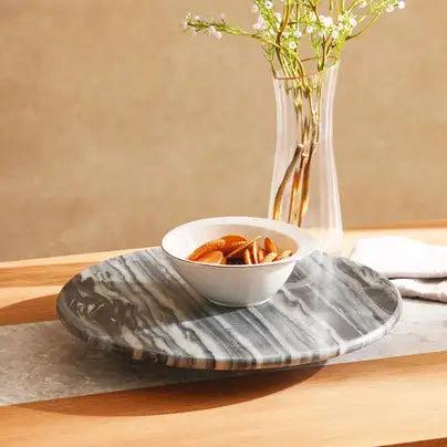 Mison Marble Lazy Susan Dia41x4cm -Grey