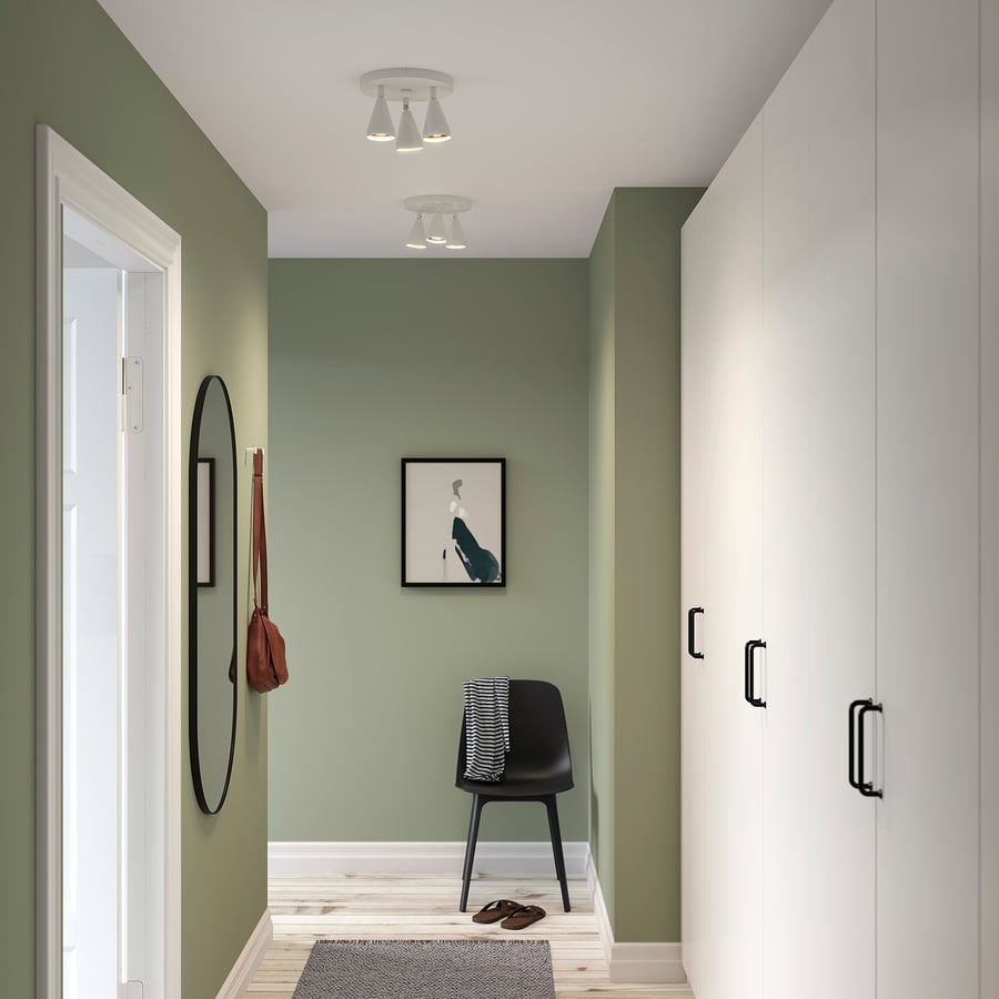 NÄVLINGE
Ceiling spotlight with 3 spots, white