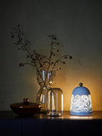 SOLSKUR
LED table lamp, brass/nickel-plated