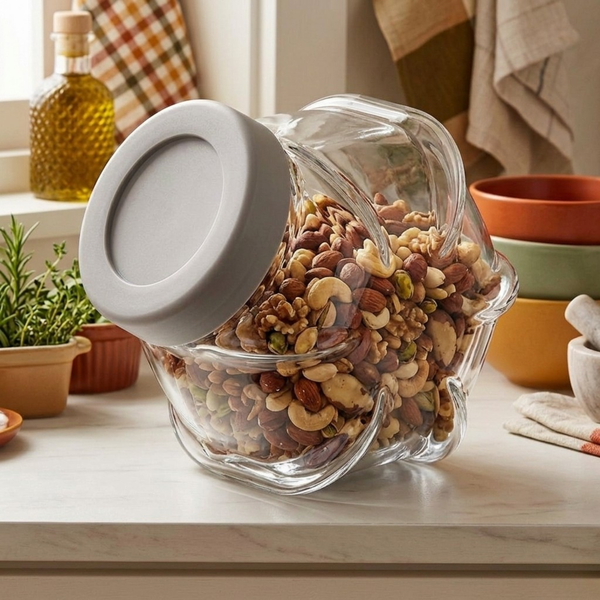 FÖRVAR
jar glass/aluminium-colour, 1.8 l