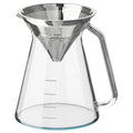 HÖGMODIG
Coffee maker for drip coffee, clear glass/stainless