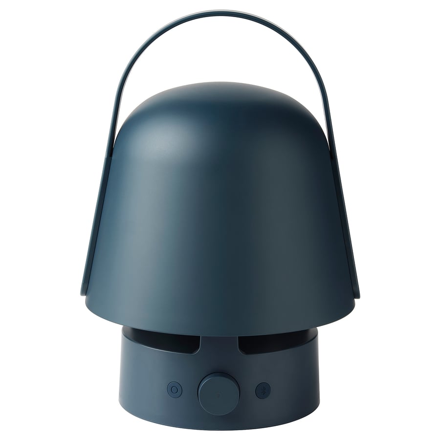 VAPPEBY
Bluetooth speaker lamp, outdoor/blue