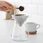HÖGMODIG
Coffee maker for drip coffee, clear glass/stainless