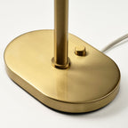 AKTERSPRING
Table lamp, opal white glass/brass-plated