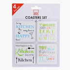 Printed Coasters Set of 4