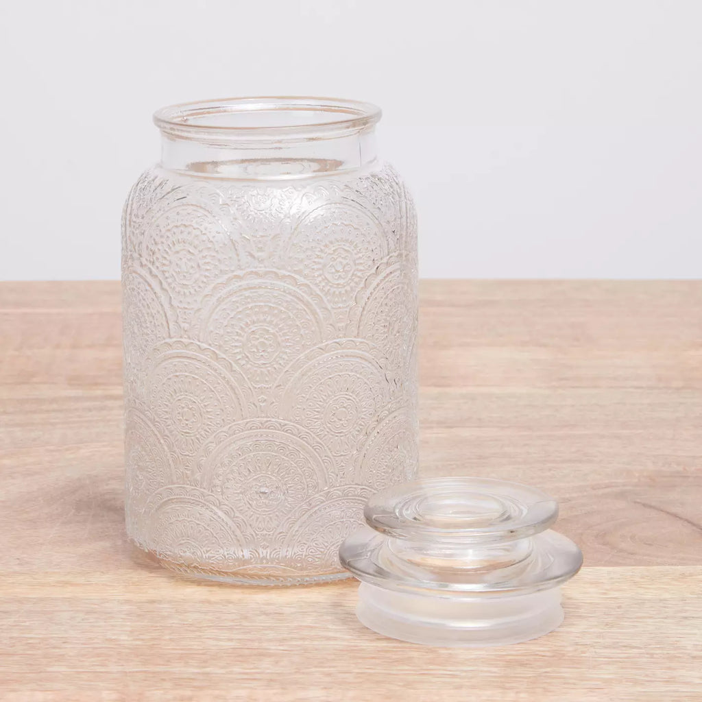 Montgomery Textured Jar with Lid - 1.23 L