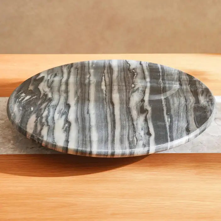 Mison Marble Lazy Susan Dia41x4cm -Grey