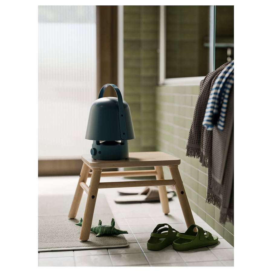 VAPPEBY
Bluetooth speaker lamp, outdoor/blue