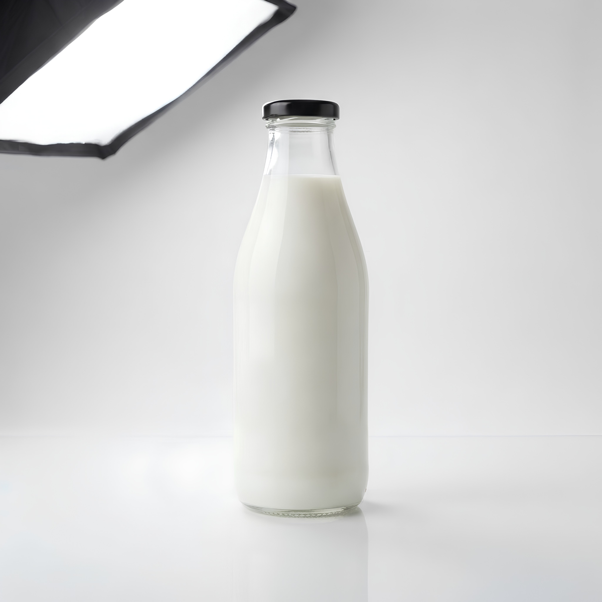 Clear Glass Milk Bottle - 1 Litre Homesop