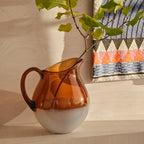 OMMJÄNGE
Jug, glass/brown, 2.7 l