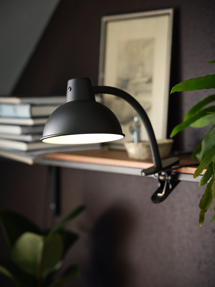 SKURUP
Clamp spotlight, black