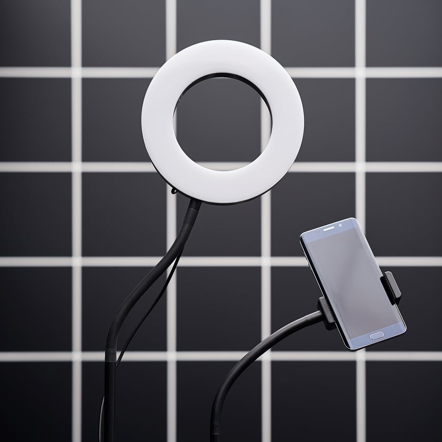 LÅNESPELARE
Ring light with phone holder