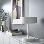 NYMÅNE
Table lamp, white, 33 cm