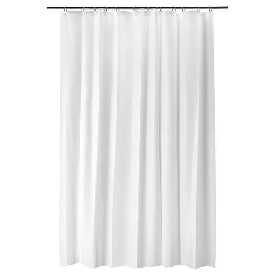BJÄRSEN
Shower curtain, white, 180x200 cm
