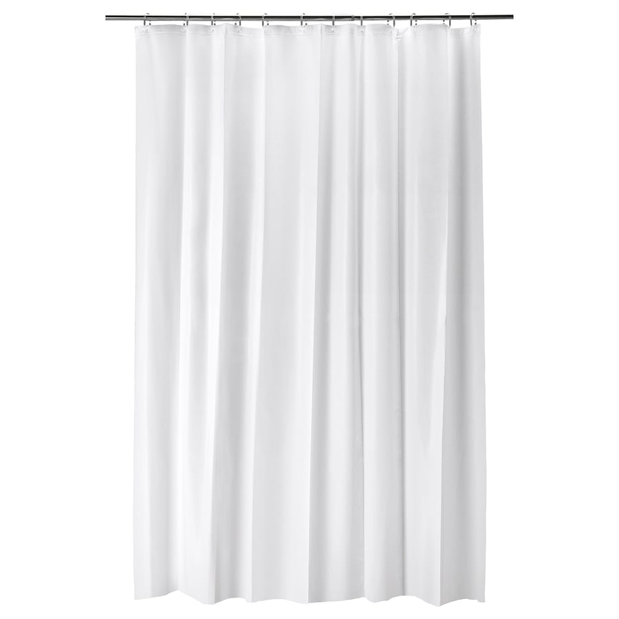 BJÄRSEN
Shower curtain, white, 180x200 cm