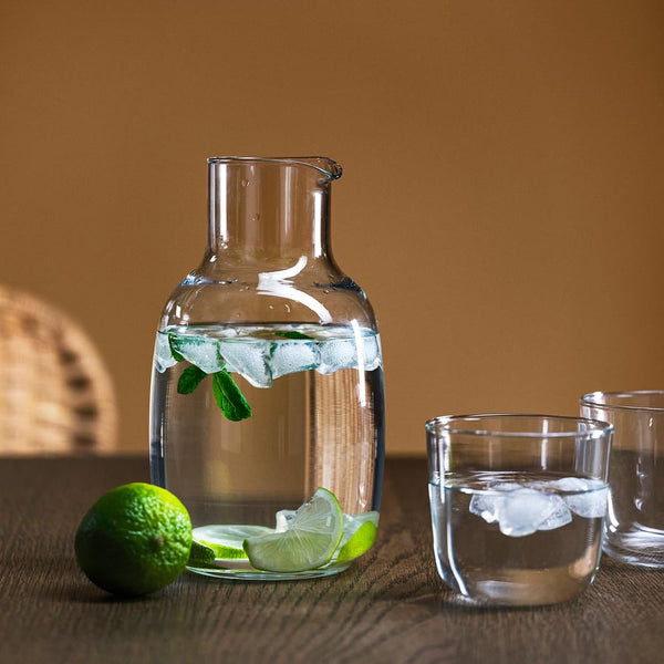 RÖDGASELL
Carafe, clear glass, 1.2 l