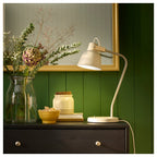 SJÖMAKT
Desk lamp, beige/ash