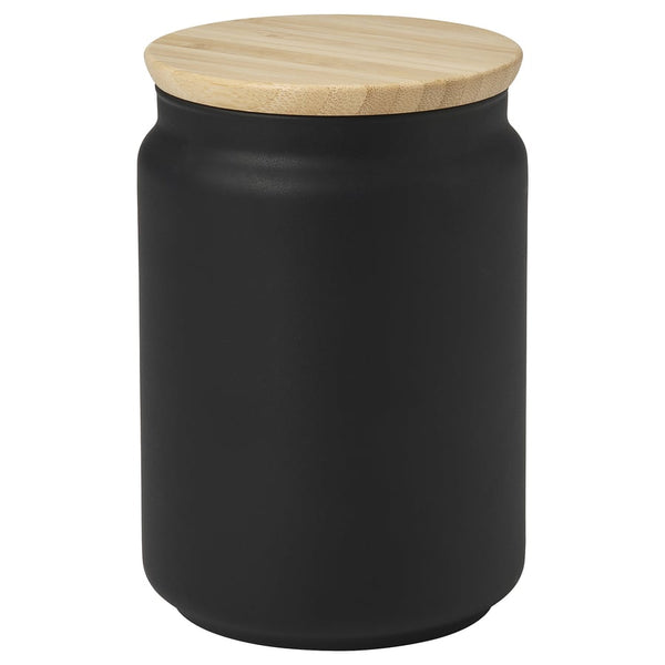 EKLATERA
Jar with lid, black, 1 l