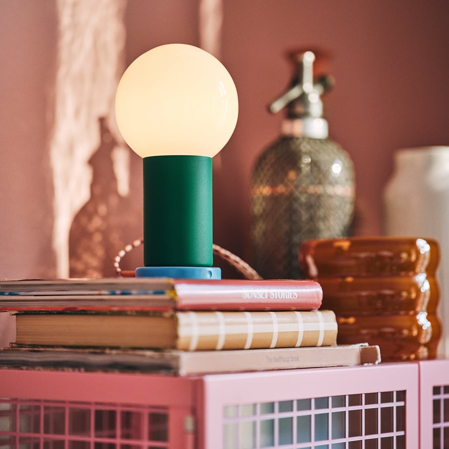 IKEA PS 2026
LED portable lamp battery operated.