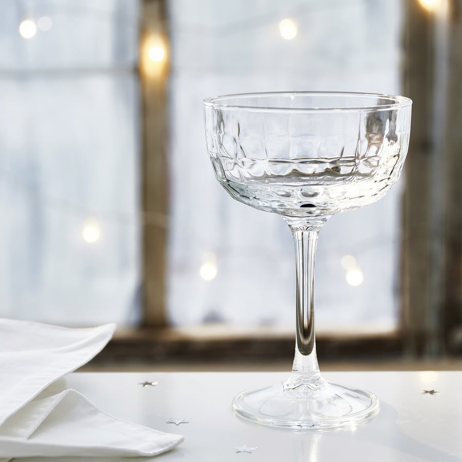4x FRÖJDA Juice Glass, clear glass, 20 cl