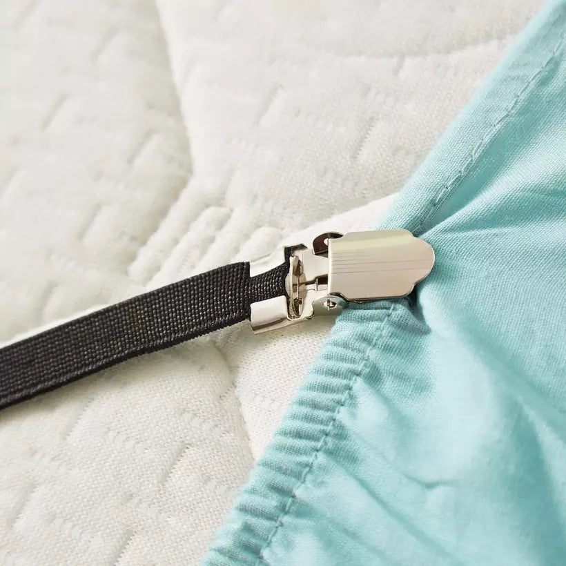 HBSO 4-Piece Bed Sheet Clip Set