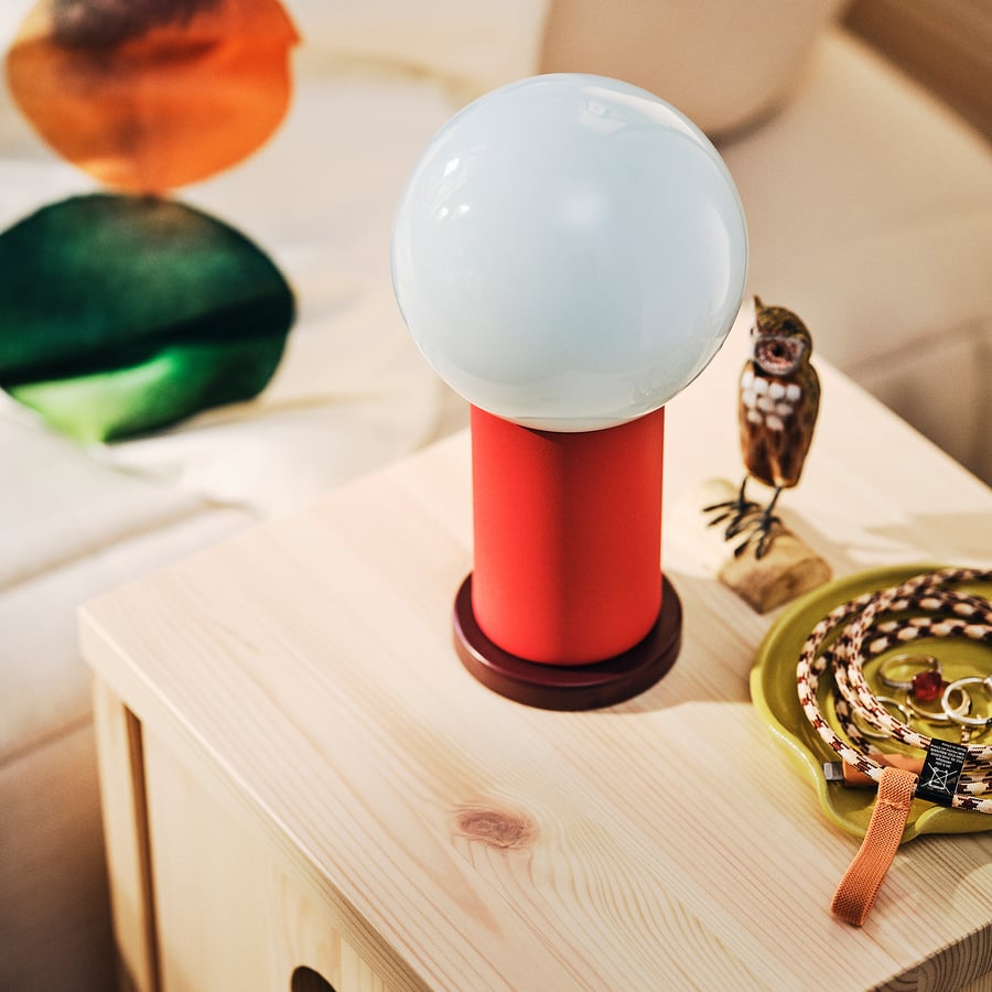 IKEA PS 2026
LED portable lamp battery operated.