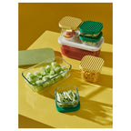 HAVSTOBIS
Food container with lid, set of 5,