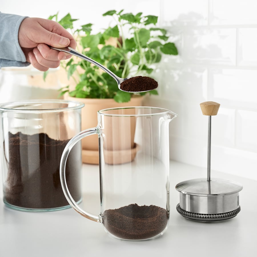 IKEA 365+
Coffee/tea maker, clear glass/stainless steel, 1 l