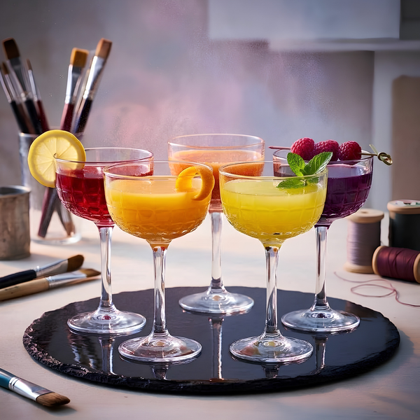 4x FRÖJDA Juice Glass, clear glass, 20 cl