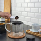 RIKLIG
Teapot, glass, 1.5 l