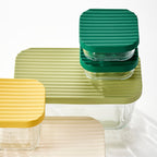 HAVSTOBIS
Food container with lid, set of 5,
