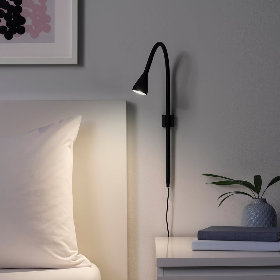 NÄVLINGE
LED wall/clamp spotlight, black
