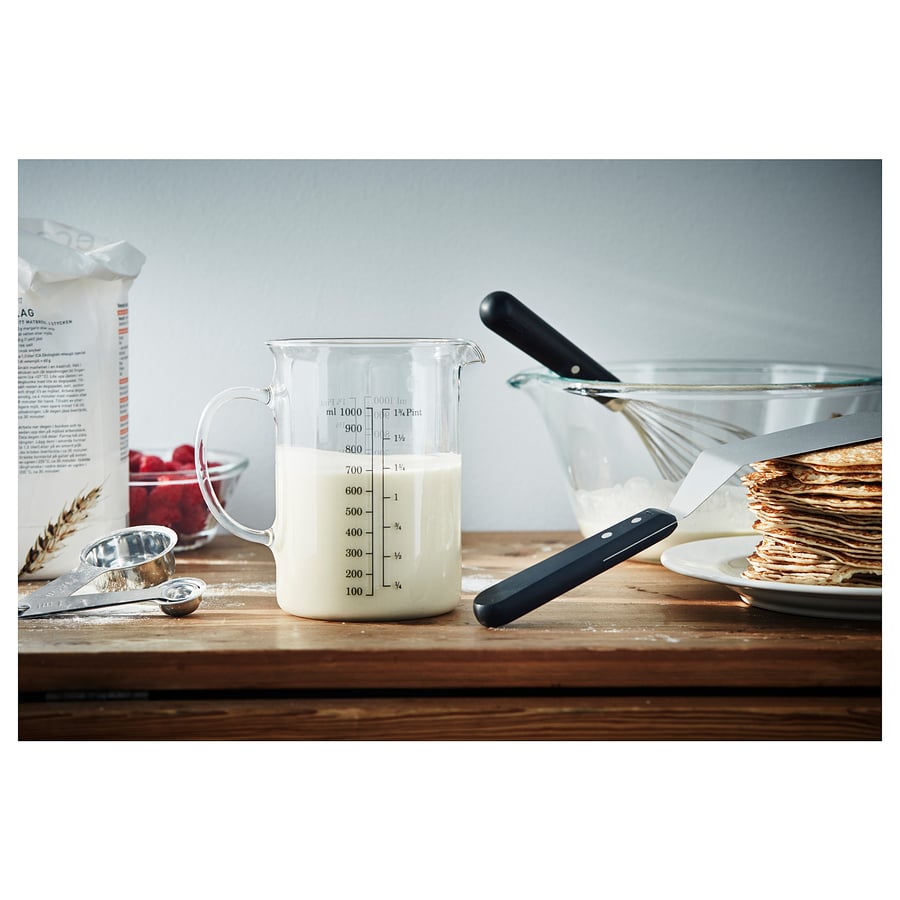 VARDAGEN
Measuring jug, glass, 1.0 l