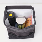 UNDERSÖKA
Insulated travel mug, black, 0.4 l