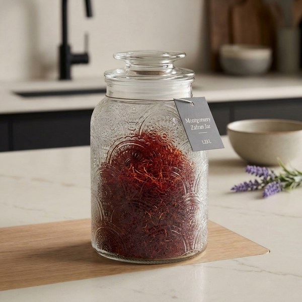 Montgomery Textured Jar with Lid - 1.23 L