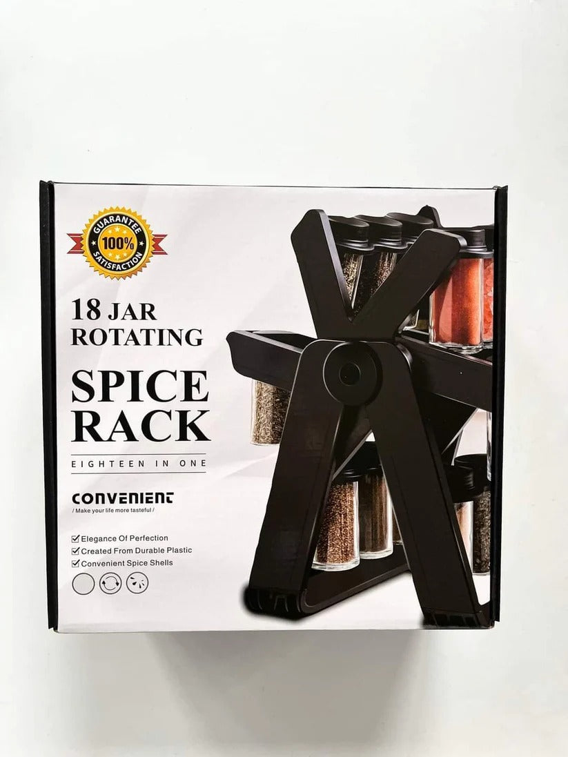 360 Rotating Spice Organiser - 18 Pieces