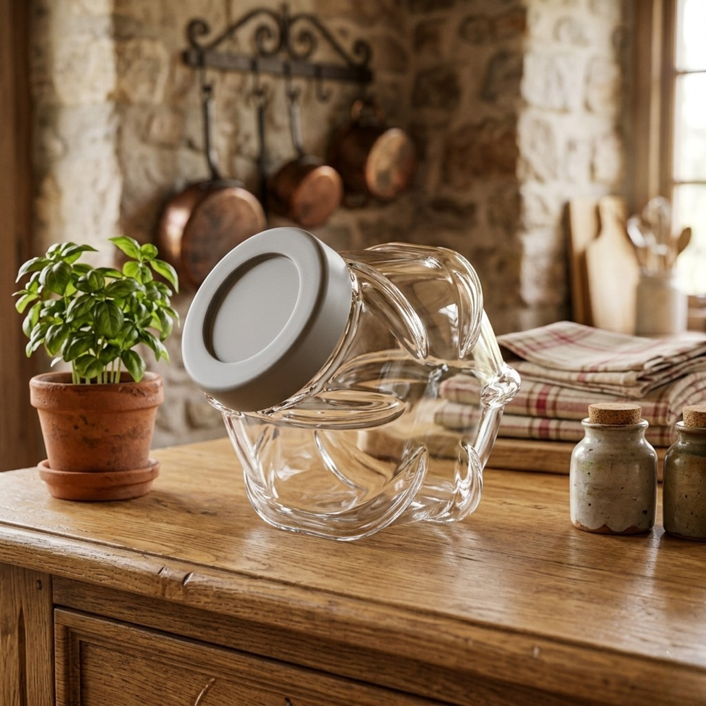 FÖRVAR
jar glass/aluminium-colour, 1.8 l