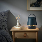 VAPPEBY
Bluetooth speaker lamp, outdoor/blue