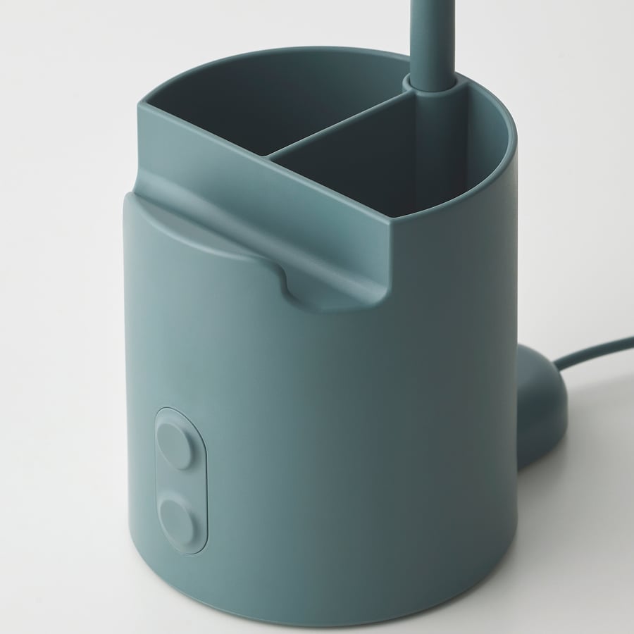 BRUNBÅGE
LED work lamp, with storage dimmable/turquoise