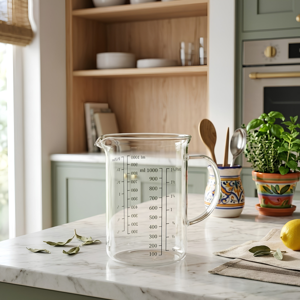 VARDAGEN
Measuring jug, glass, 1.0 l