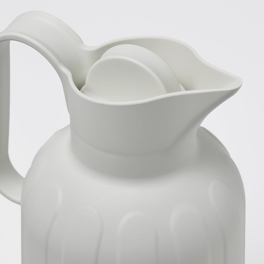 TAGGÖGA
Vacuum flask, off-white, 1.6 l