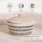 Eleni Ethnic Casserole 2.2l -black & Beige