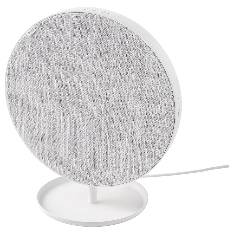 SOLSKYDD
Bluetooth speaker, white, 29 cm